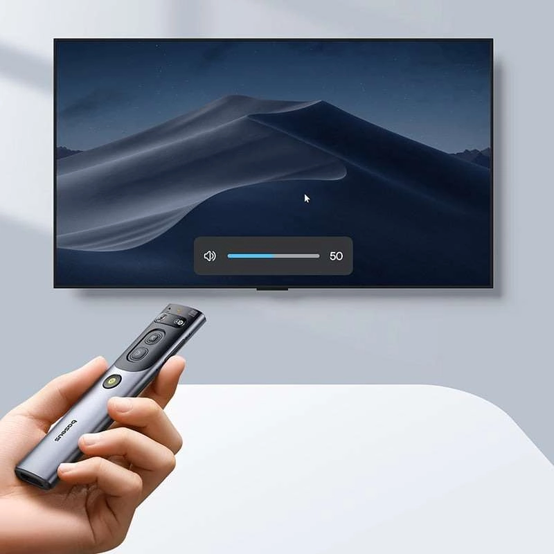 Bút trình chiếu thông minh Baseus Orange Dot AI Voice Wireless Presenter 